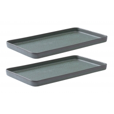 Serving Trays | Green Raw Northern 2-pack Tray, Accessories /