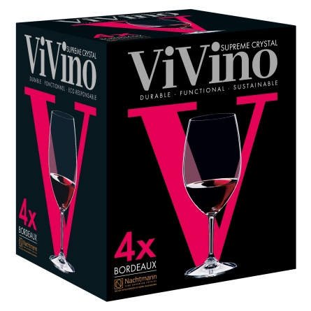 Vivino Vinglas Bordeaux 61cl 4-pack