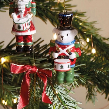 Christmas Tree Ornament, Teddy Bear Nutcracker