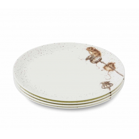 Dinner Plate Country Mice Ø 27cm, 4-pack