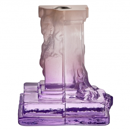 Rocky Baroque Candleholder Lilac Haze, H 15cm