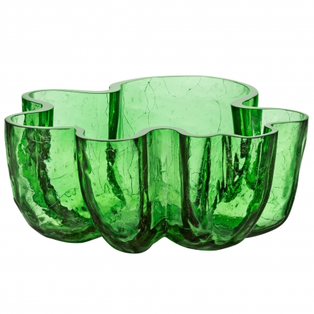 Crackle Bowl Green, Ø 25cm