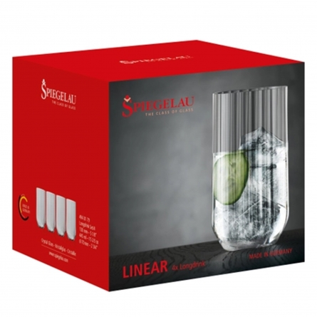 Linear Longdrink 44cl, 4-pack