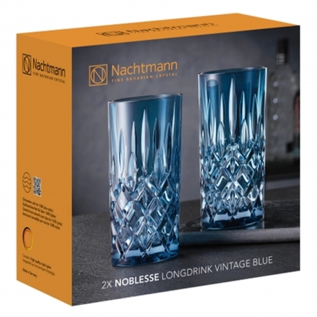 Noblesse Longdrink Vintage Blue 39cl, 2-pack