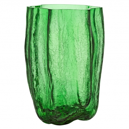 Crackle Vase Green, H 37cm