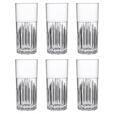 Plastglas Milano Highball 42cl, 6-pack