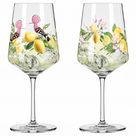 Sommertau Wine Glass Lemon 54cl, 2-pack