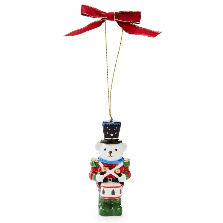 Christmas Tree Ornament, Teddy Bear Nutcracker