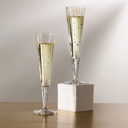 Goldnacht Champagne Glass Starfall 20cl, 2-pack