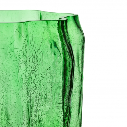 Crackle Vase Green, H 37cm