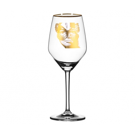 Golden Butterfly Rosé/Vitvinsglas 40cl, Guld