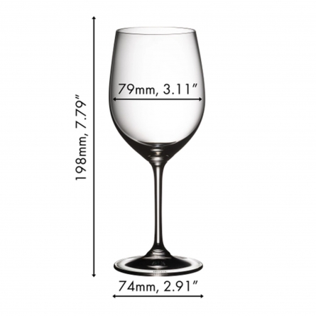 Vinum Wine Glass Viognier/Chardonnay 37cl, 4-pack