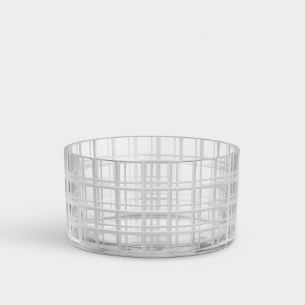 Cut in Number Bowl checkers 16cm