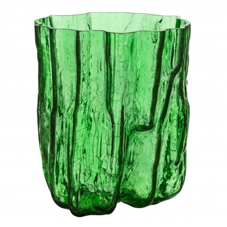 Crackle Vase Green, H 27cm