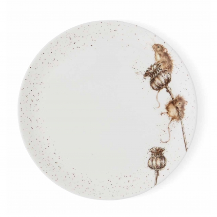 Dinner Plate Country Mice Ø 27cm, 4-pack