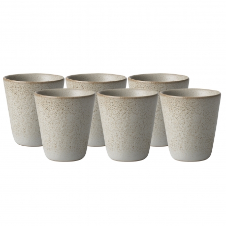 Raw Beige Sand Thermos Cup 25cl, 6-pack