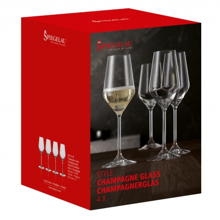 Style Champagneglas 31cl, 4-pack