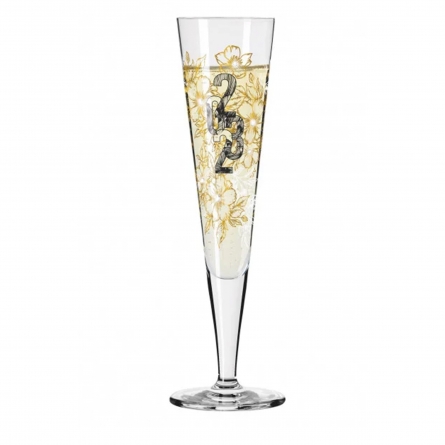 Goldnacht Champagneglas Paris Edition