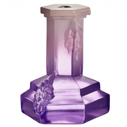 Rocky Baroque Candleholder Lilac Haze, H 17,5cm